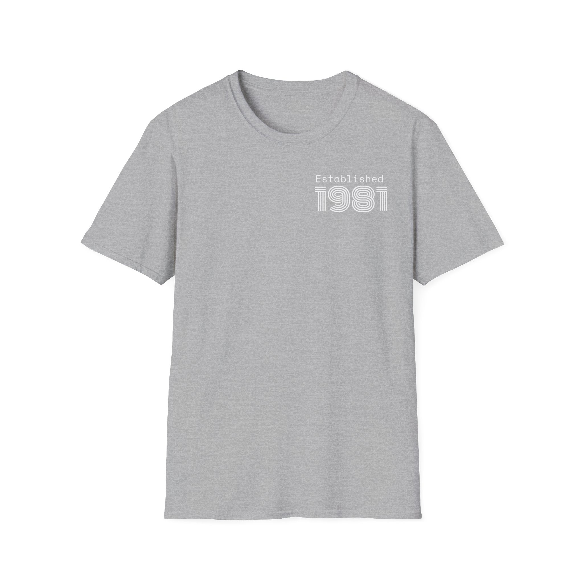 ESTABLISHED 1981 Unisex Vintage T-Shirt