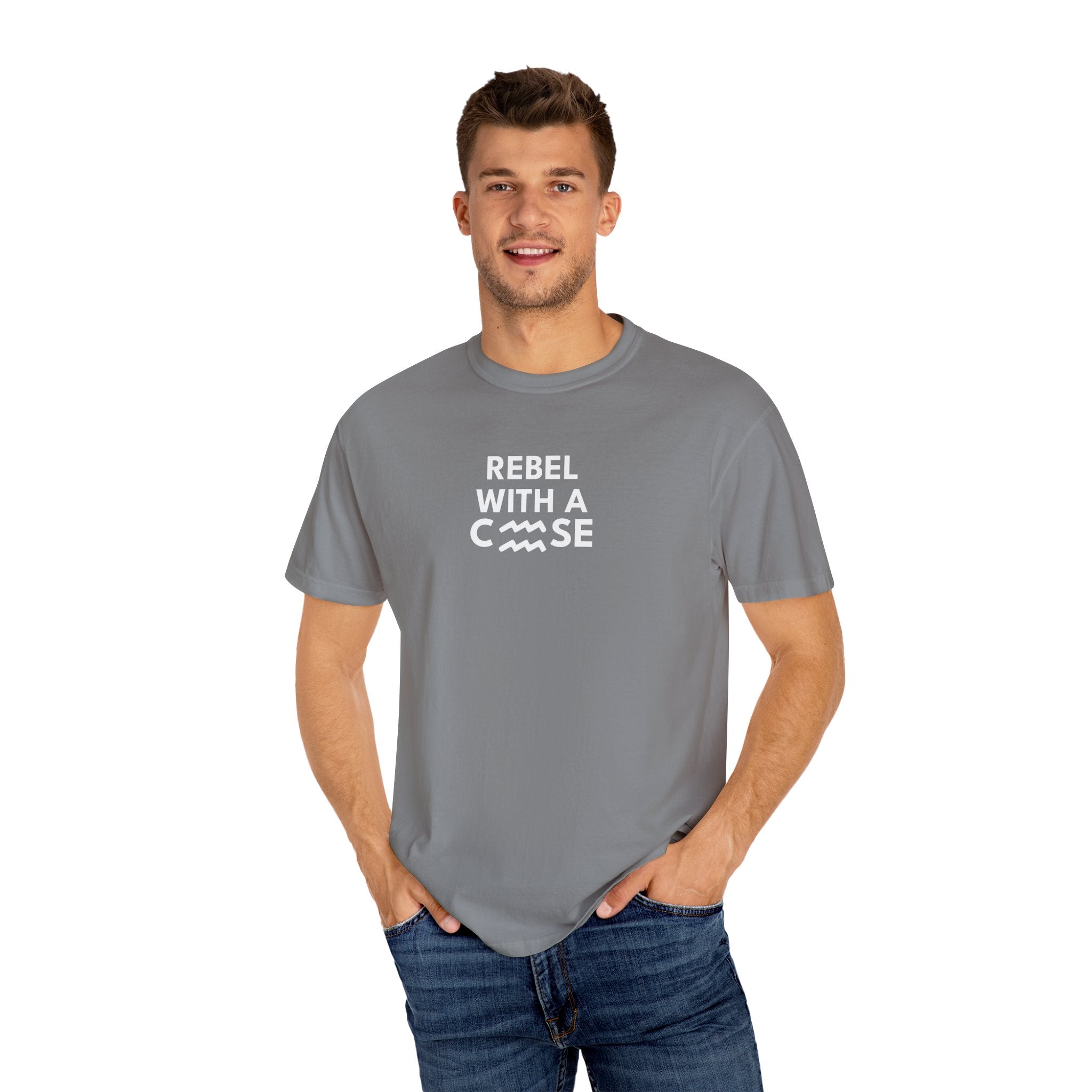 Rebel with a Cause – Aquarius Birthday Unisex T-Shirt