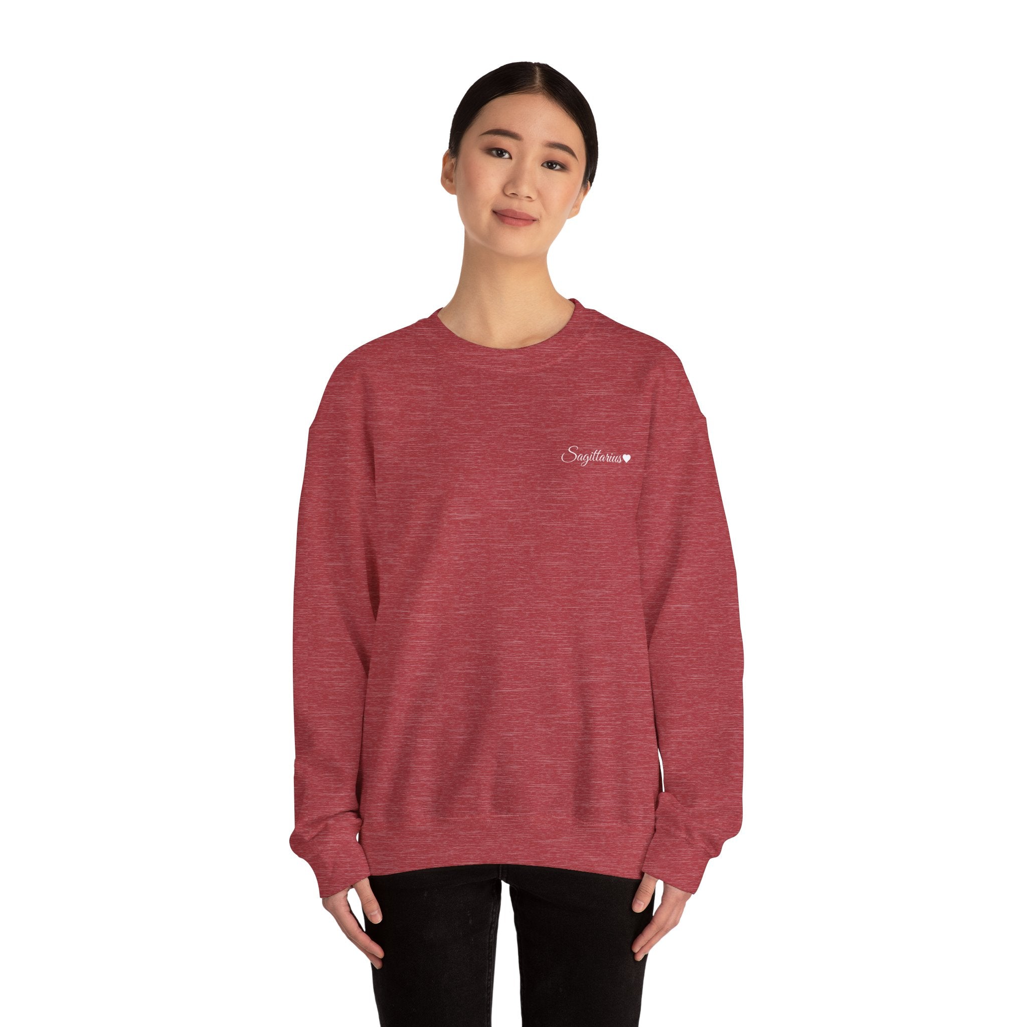 Sagittarius Heart Crewneck Sweatshirt