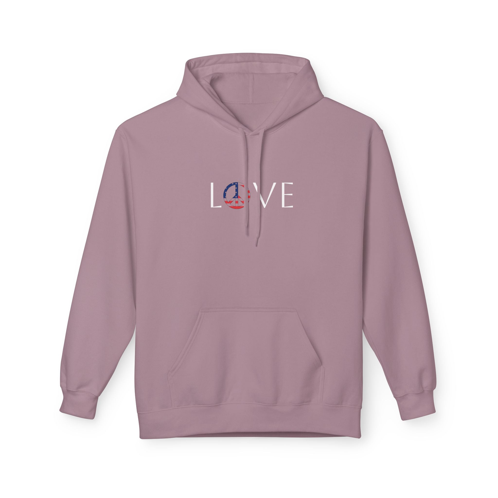 Peace & Love 🇺🇸 – Flag Edition Hoodie