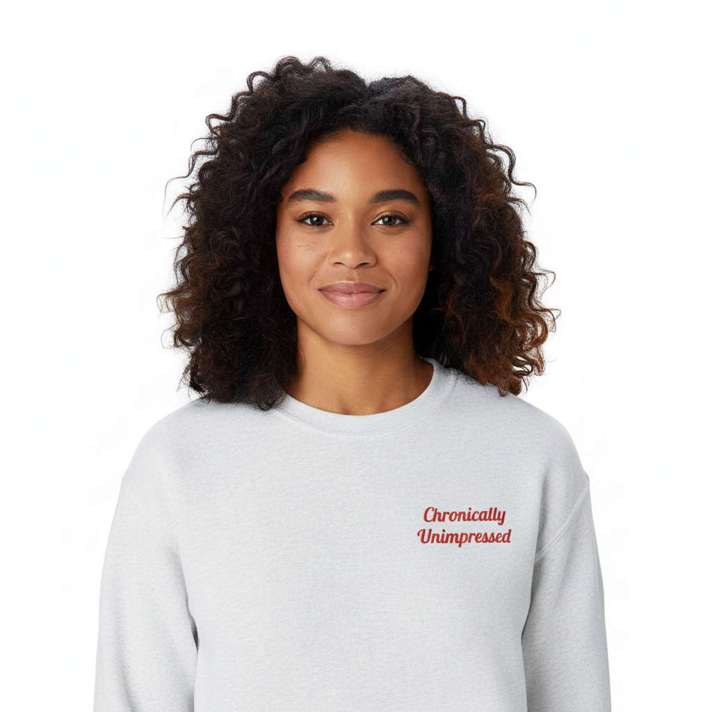 Chronically Unimpressed – Capricorn Unisex Sweatshirt