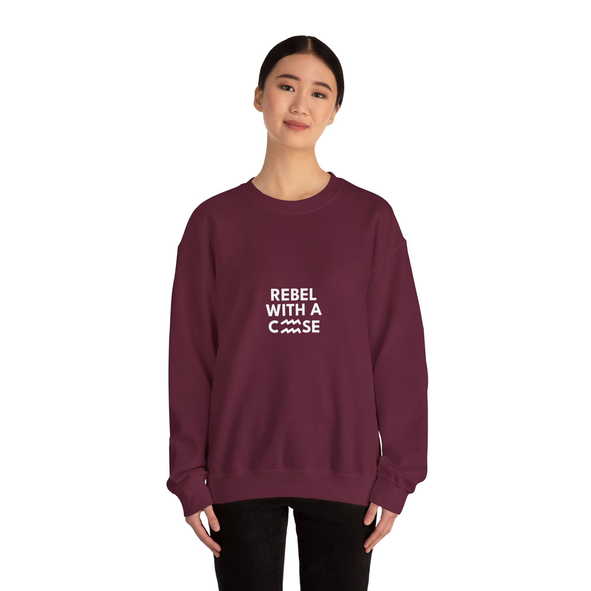 Rebel With a Cause – Aquarius Birthday Unisex Sweatshirt