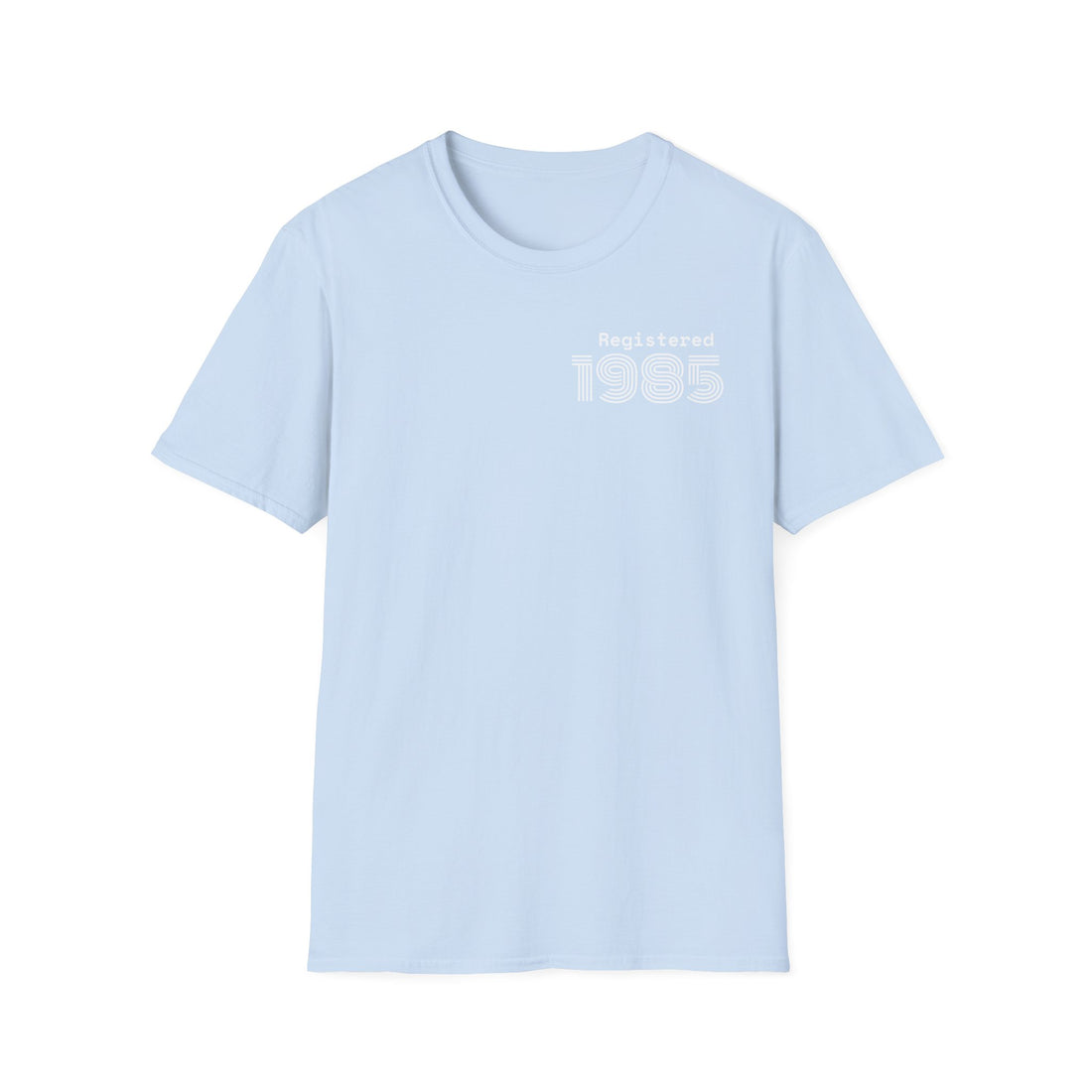 REGISTERED 1985 Unisex 40th Birthday T-Shirt