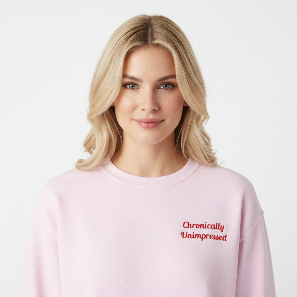 Chronically Unimpressed – Capricorn Unisex Sweatshirt
