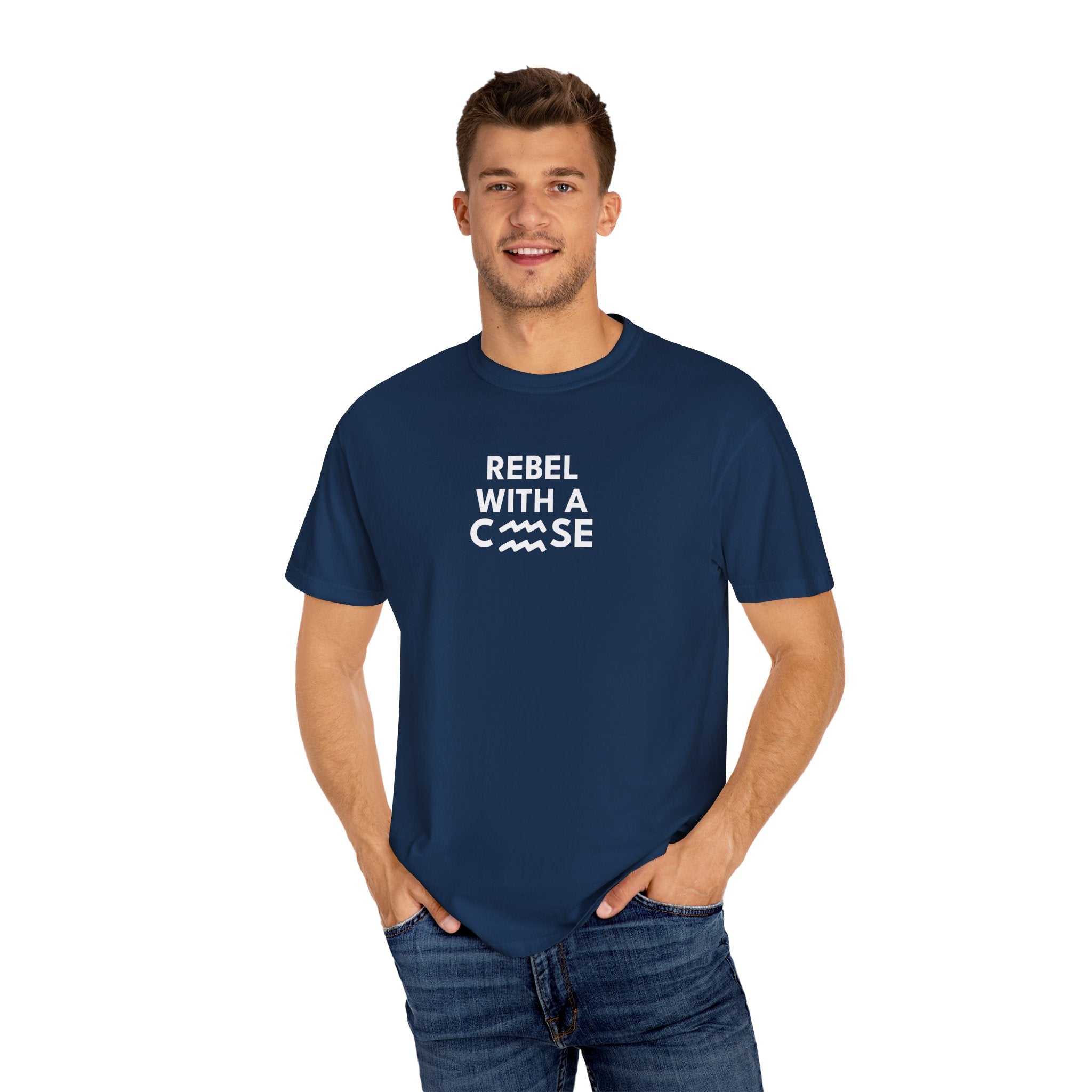 Rebel with a Cause – Aquarius Birthday Unisex T-Shirt