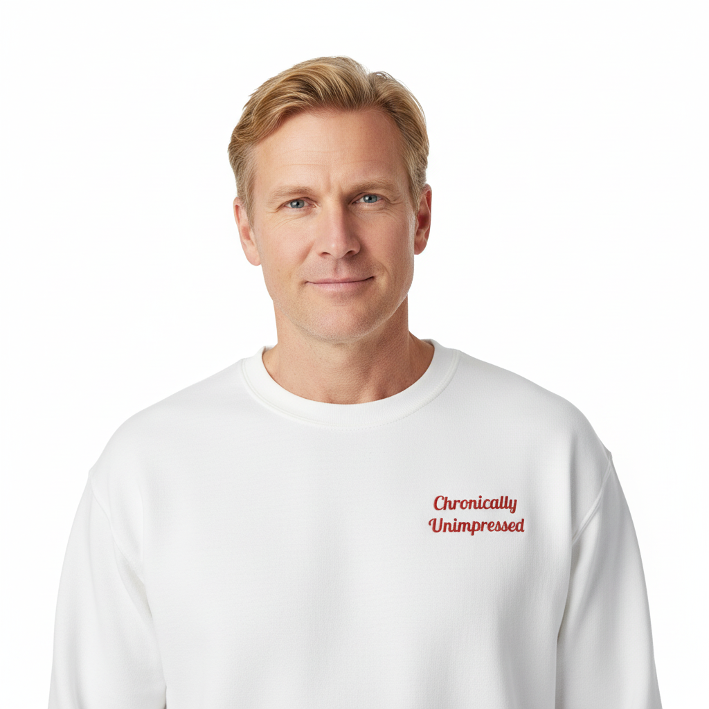 Chronically Unimpressed – Capricorn Unisex Sweatshirt