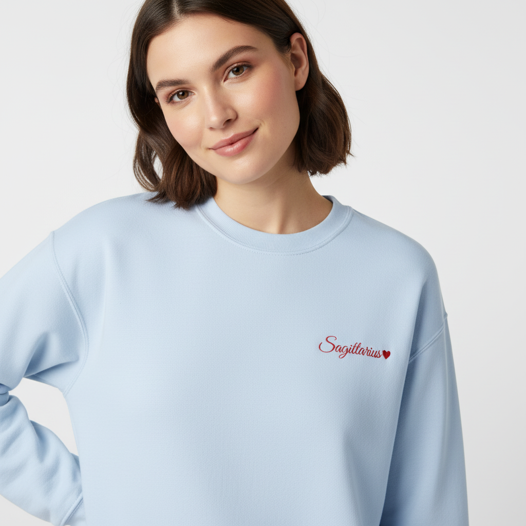 Sagittarius Heart Crewneck Sweatshirt
