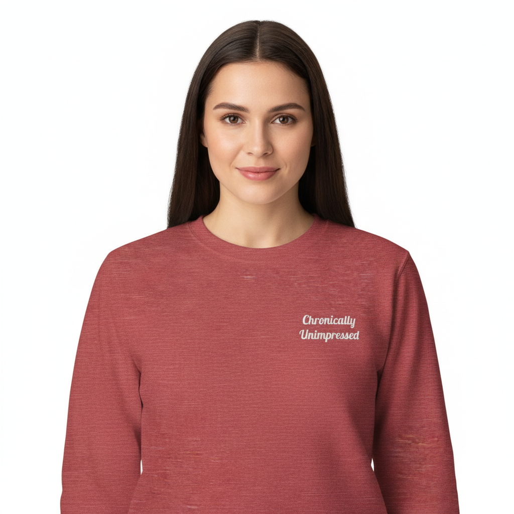Chronically Unimpressed – Capricorn Unisex Sweatshirt