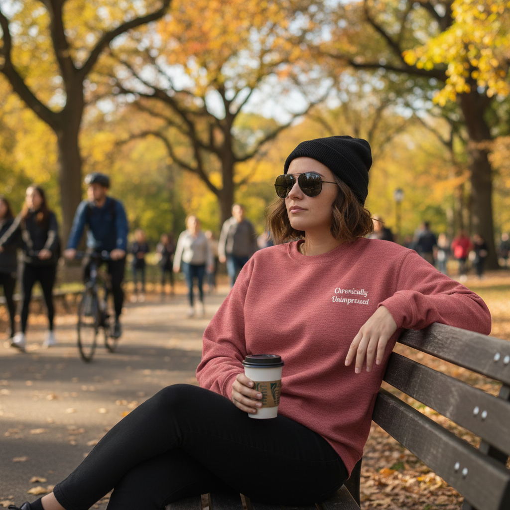 Chronically Unimpressed – Capricorn Unisex Sweatshirt