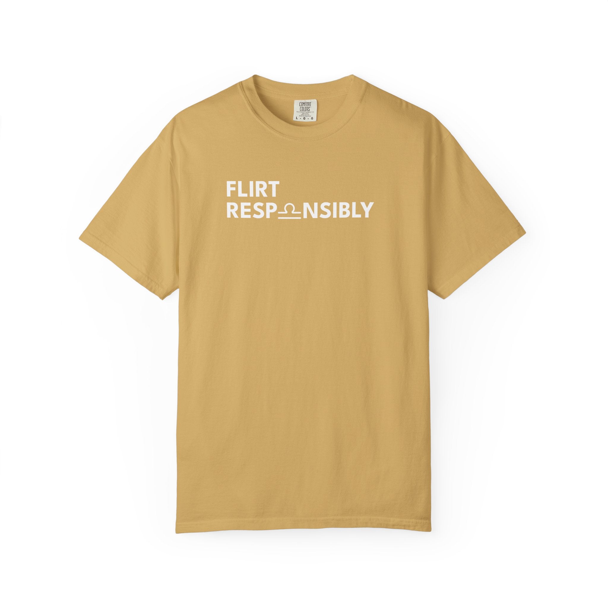 Flirt Responsibly – Libra Birthday Unisex T-Shirt