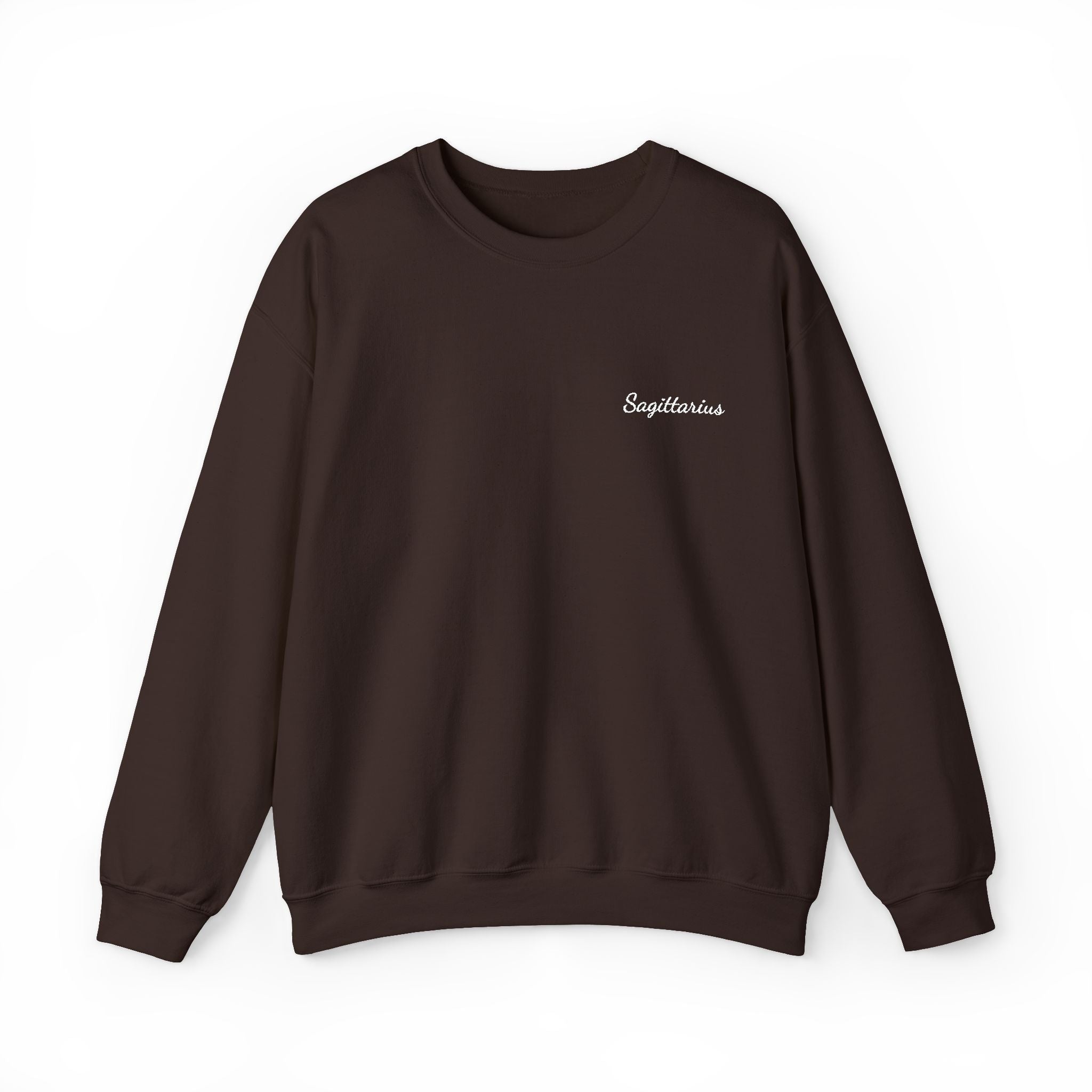 Sagittarius Crewneck Sweatshirt — White Embroidery Edition