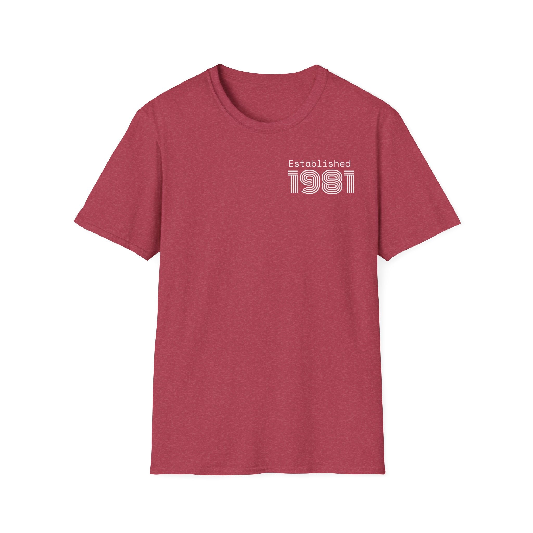ESTABLISHED 1981 Unisex Vintage T-Shirt