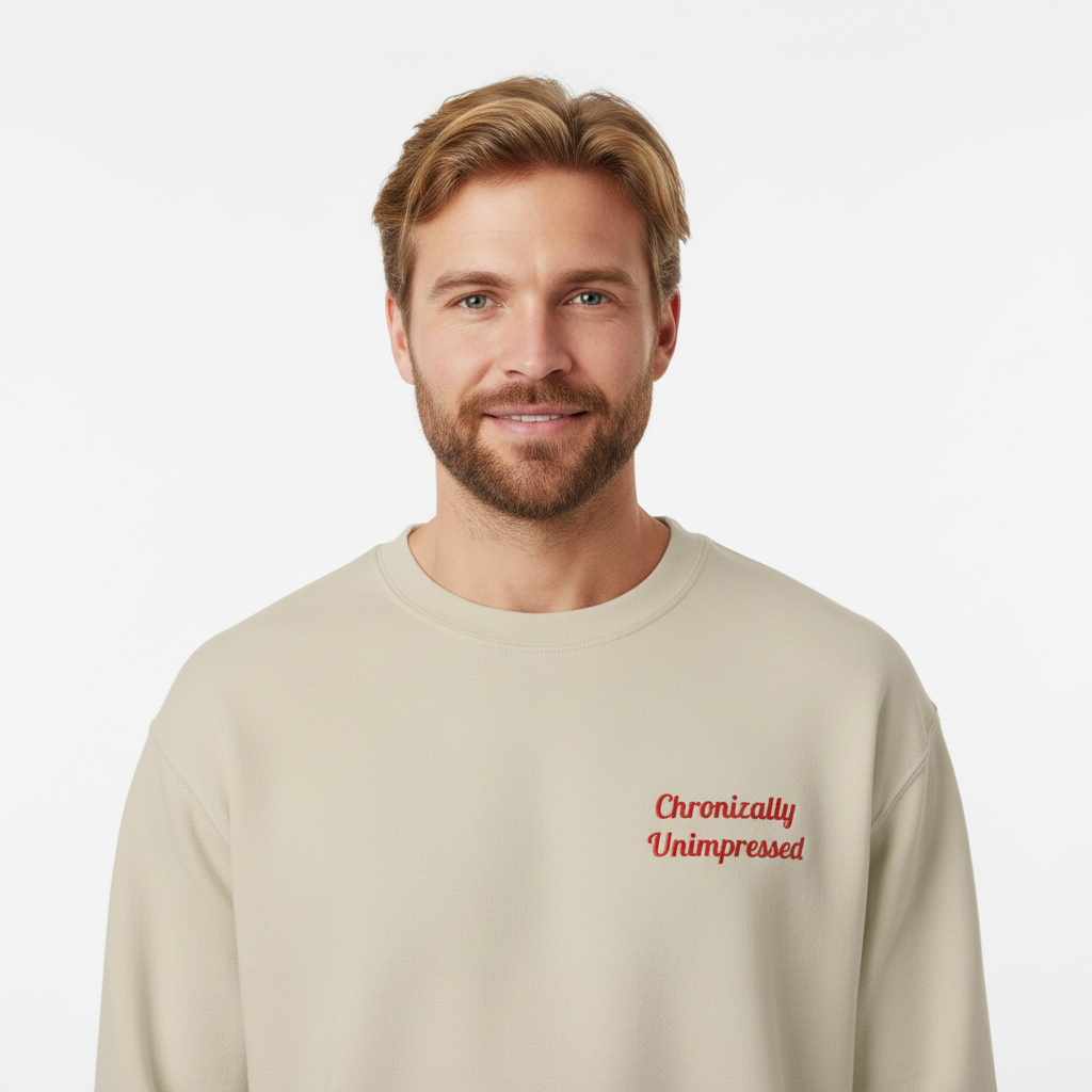 Chronically Unimpressed – Capricorn Unisex Sweatshirt