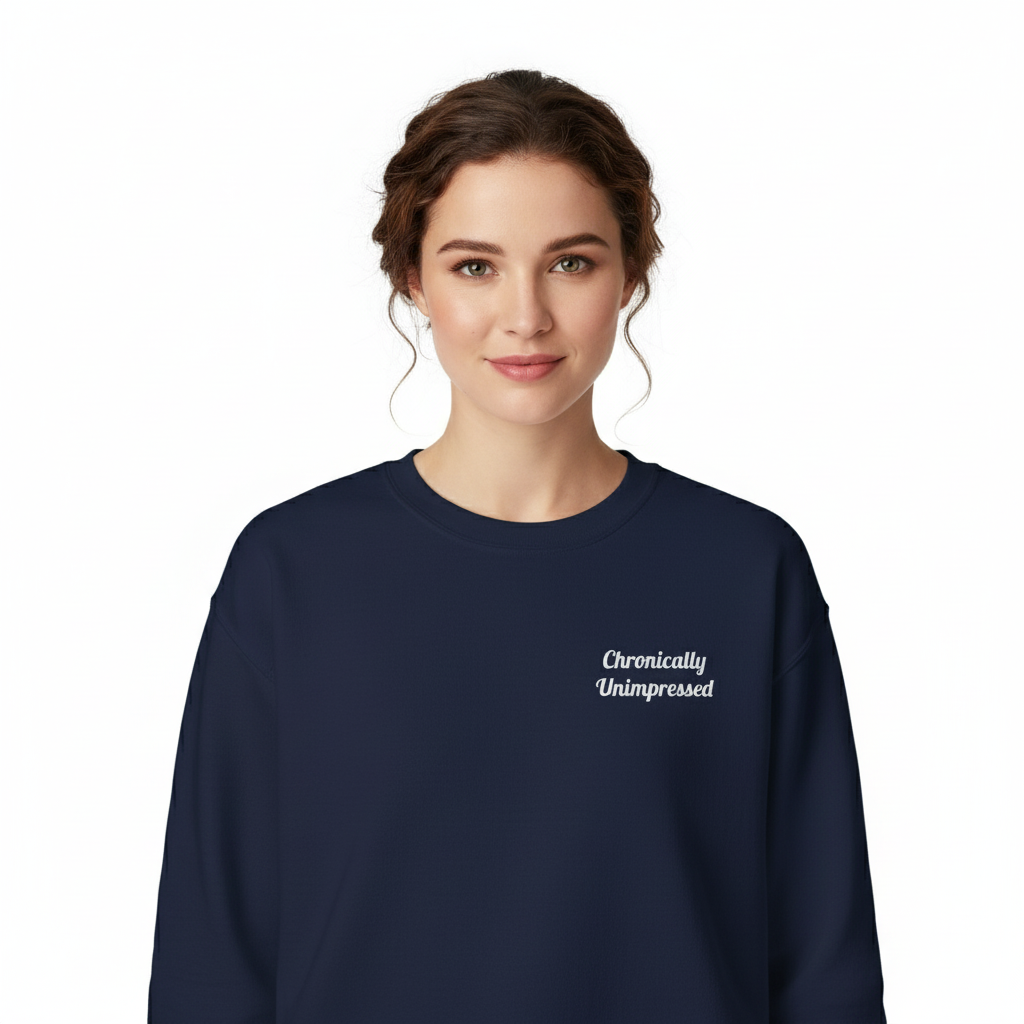 Chronically Unimpressed – Capricorn Unisex Sweatshirt