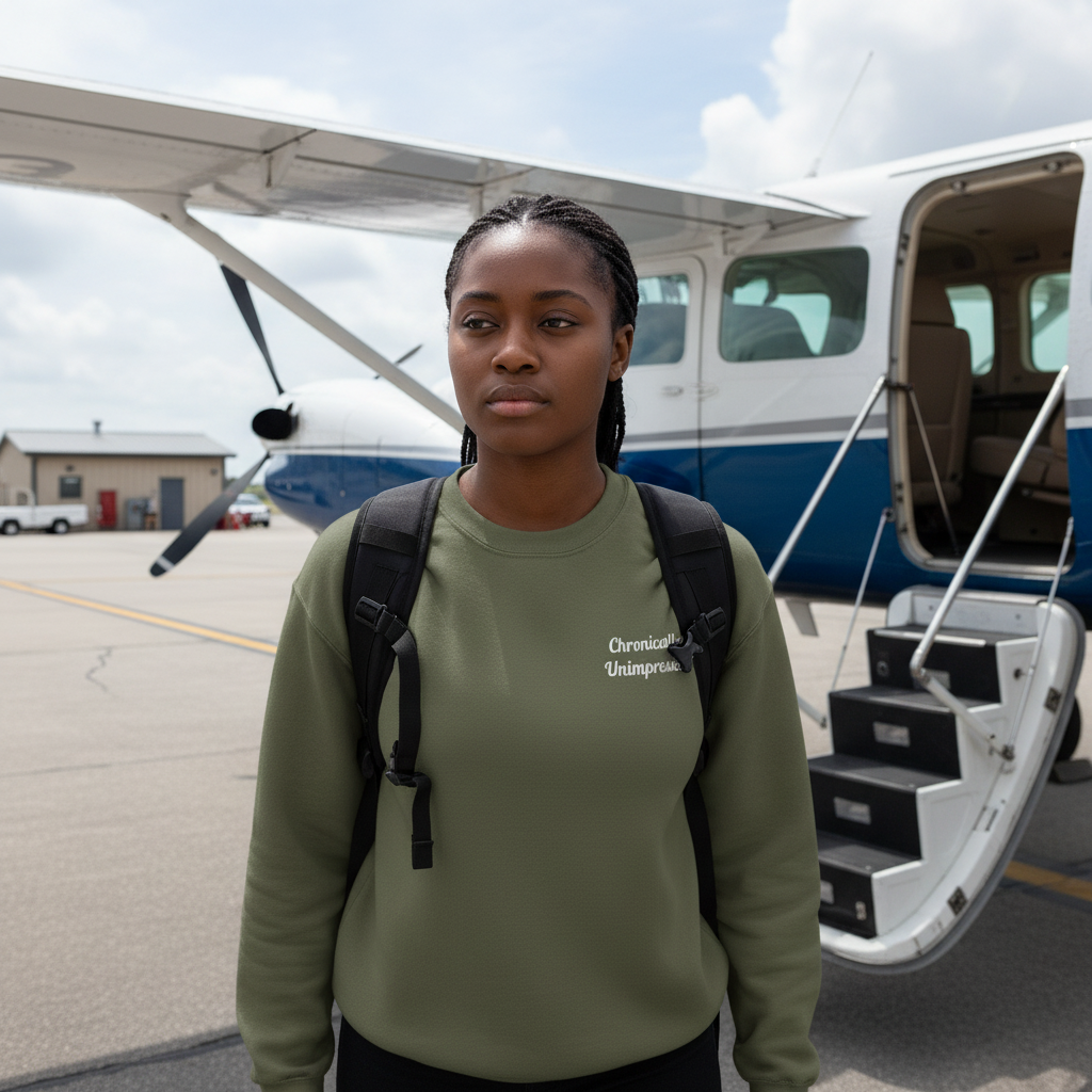 Chronically Unimpressed – Capricorn Unisex Sweatshirt