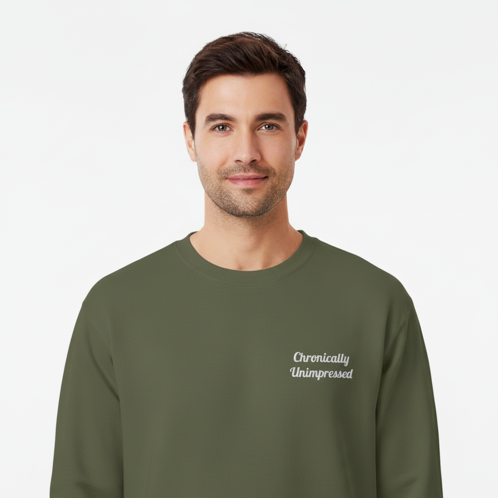 Chronically Unimpressed – Capricorn Unisex Sweatshirt