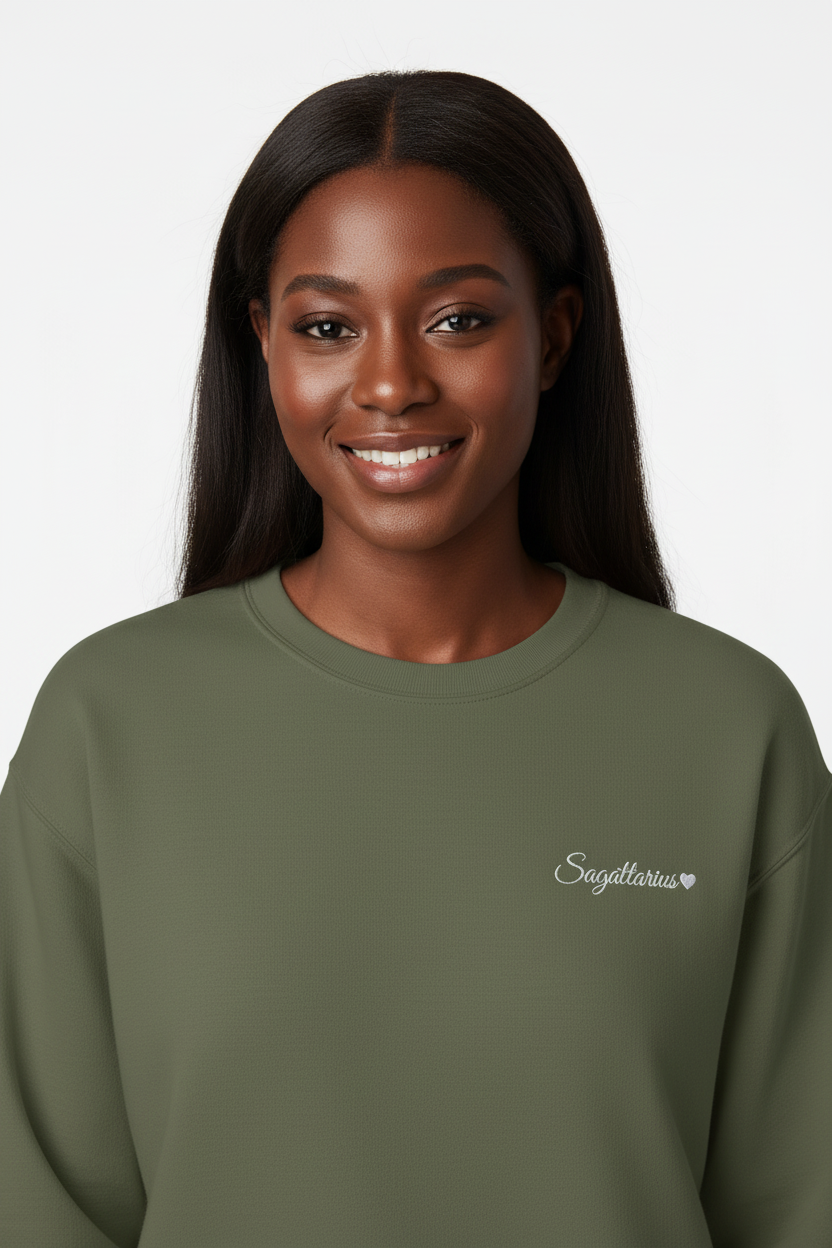 Sagittarius Heart Crewneck Sweatshirt