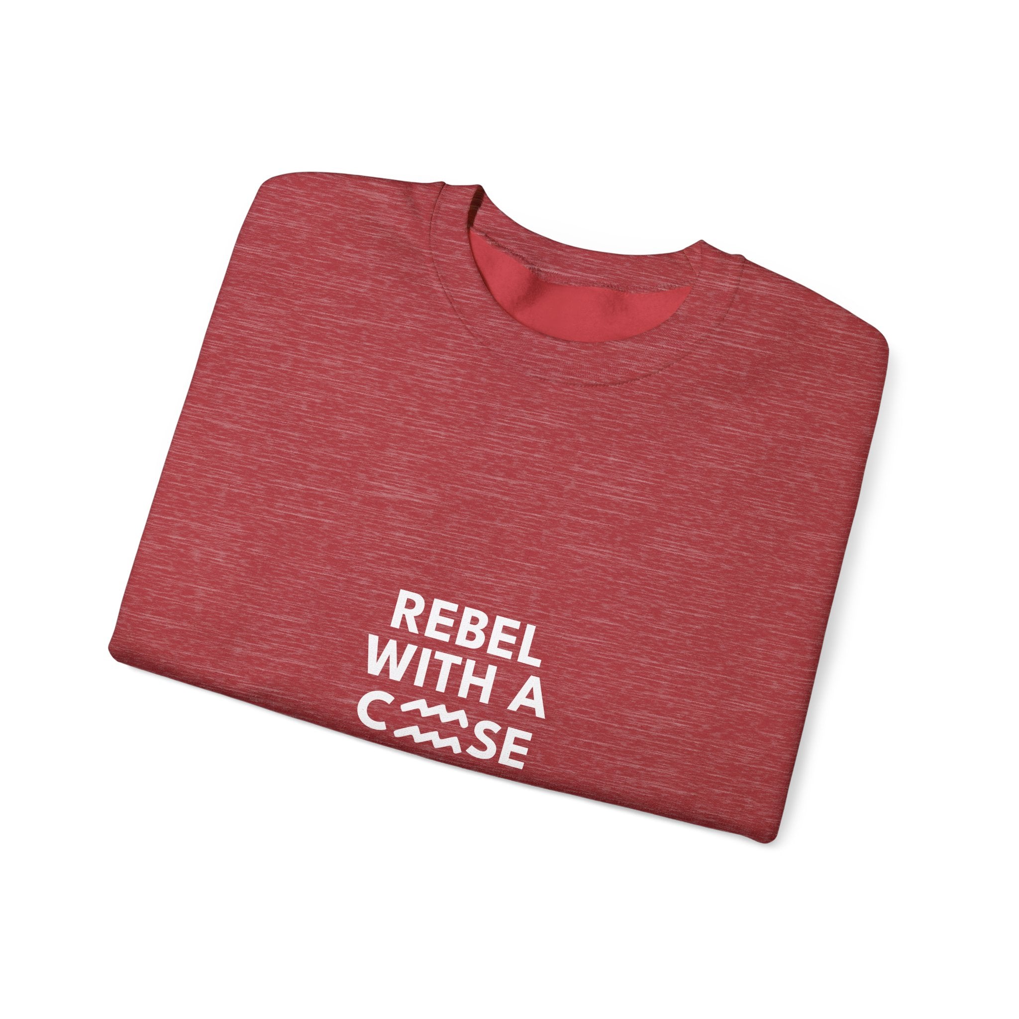 Rebel With a Cause – Aquarius Birthday Unisex Sweatshirt