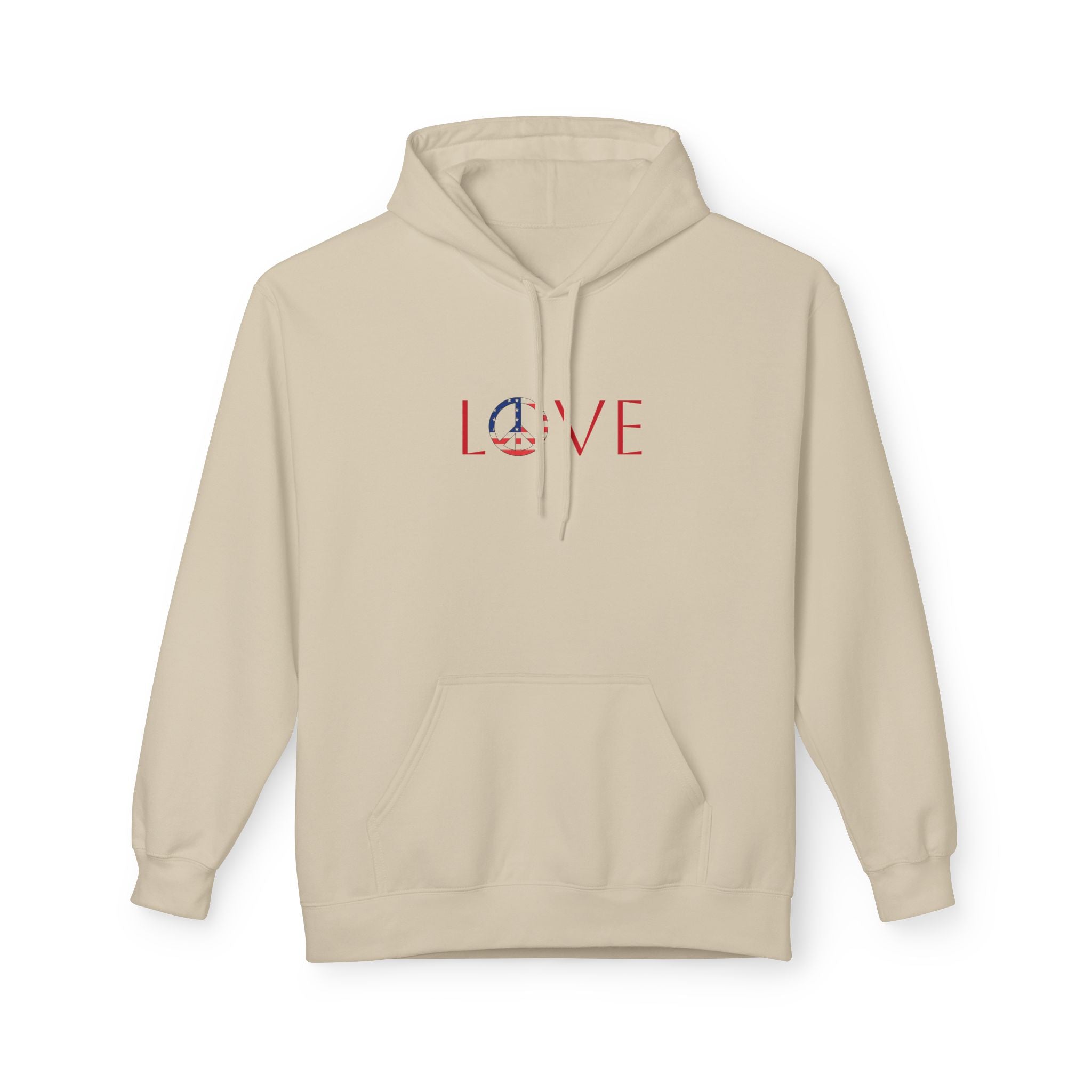 Peace & Love 🇺🇸 – Flag Edition Hoodie