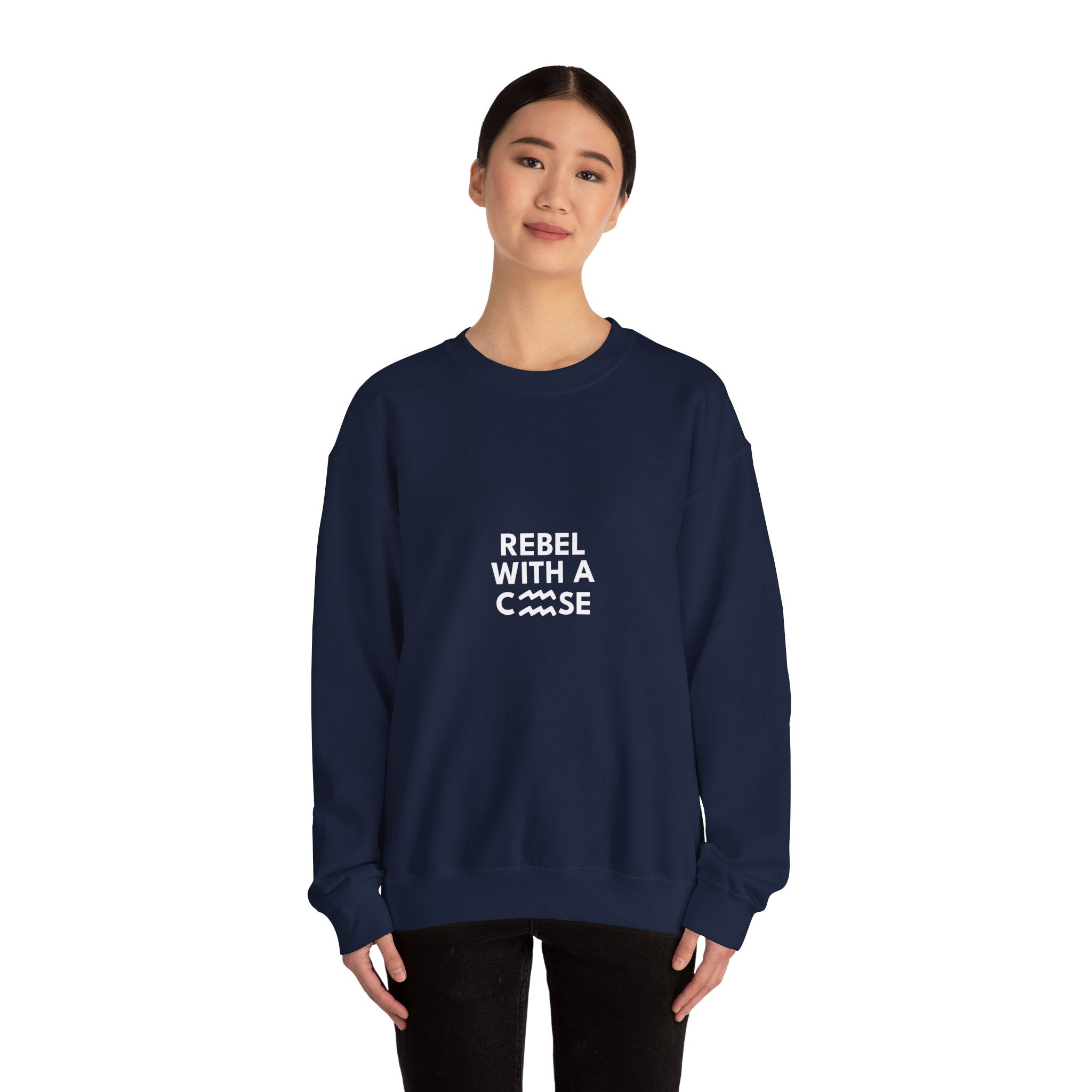 Rebel With a Cause – Aquarius Birthday Unisex Sweatshirt