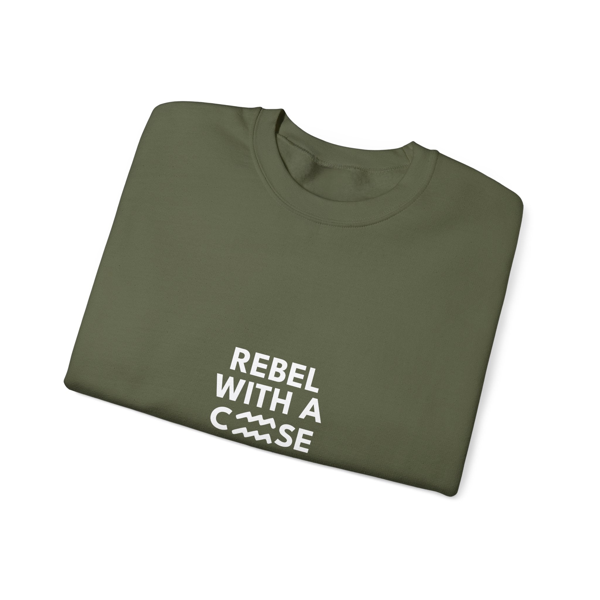 Rebel With a Cause – Aquarius Birthday Unisex Sweatshirt