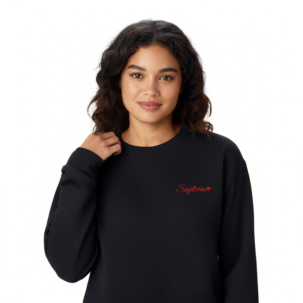 Sagittarius Heart Crewneck Sweatshirt