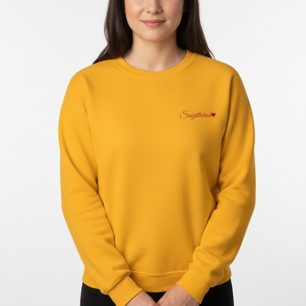 Sagittarius Heart Crewneck Sweatshirt