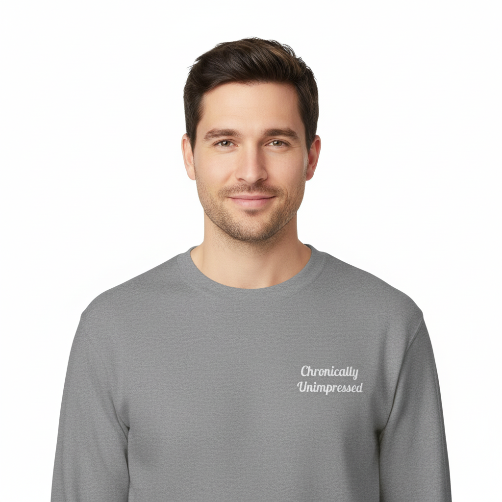 Chronically Unimpressed – Capricorn Unisex Sweatshirt