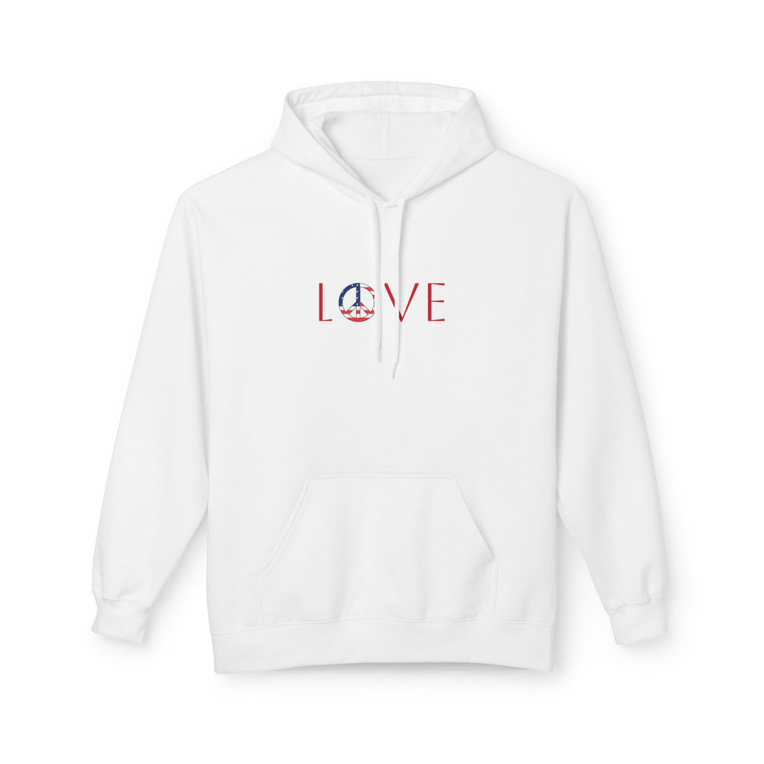 Peace & Love 🇺🇸 – Flag Edition Hoodie