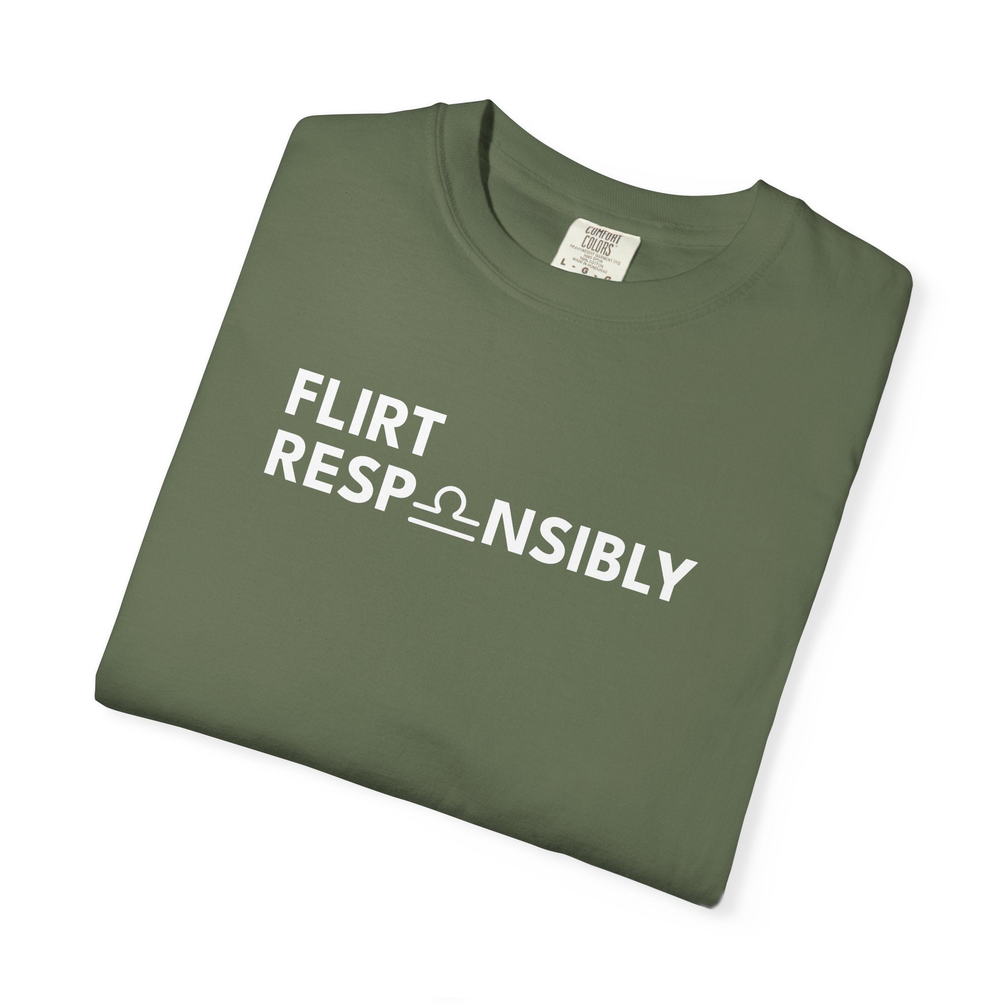 Flirt Responsibly – Libra Birthday Unisex T-Shirt