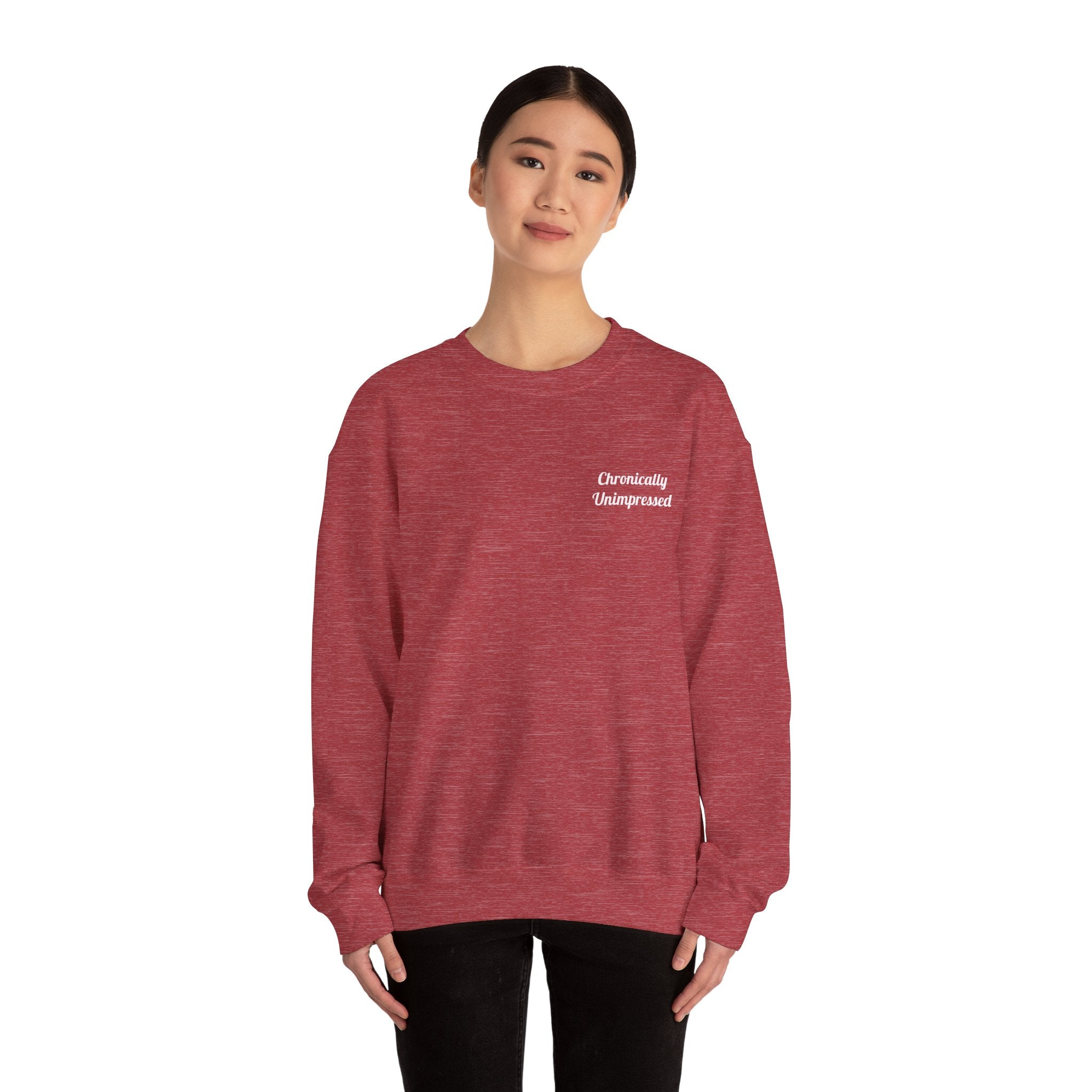 Chronically Unimpressed – Capricorn Unisex Sweatshirt