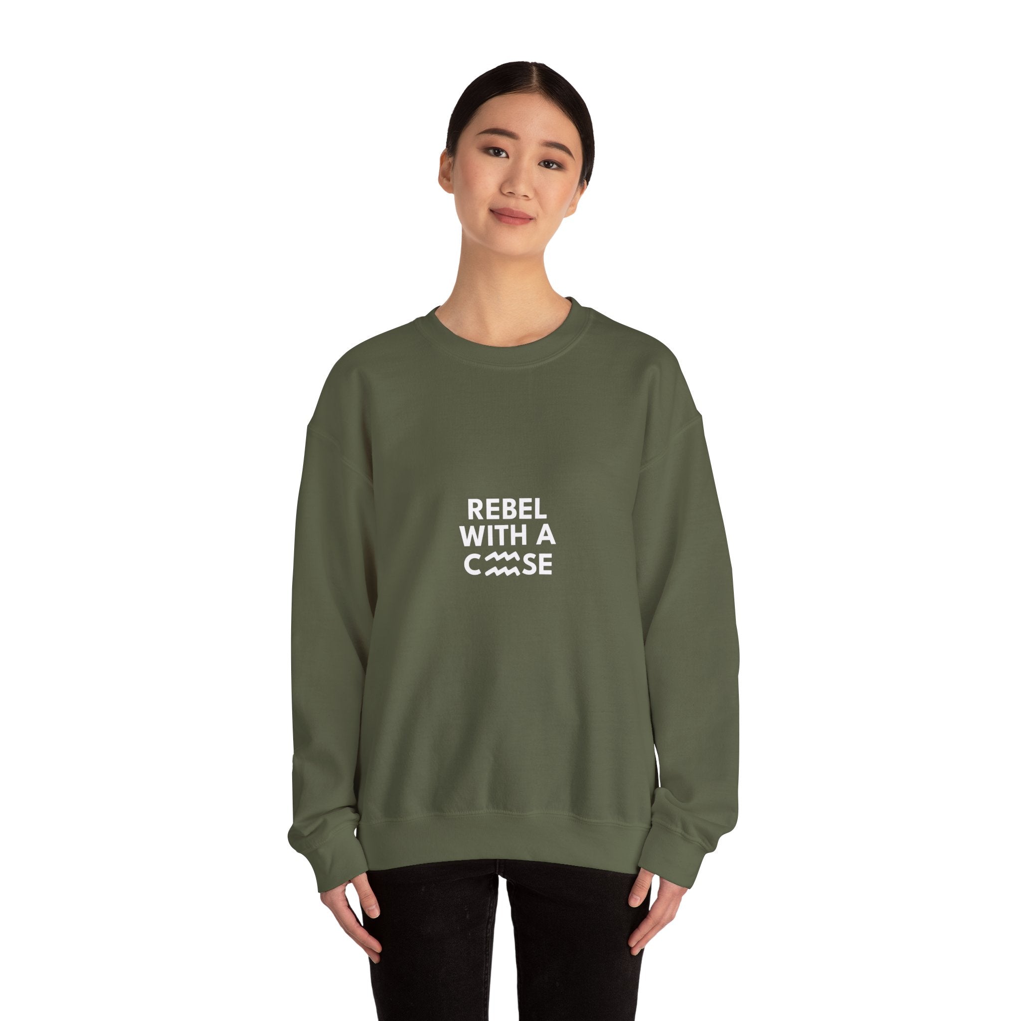Rebel With a Cause – Aquarius Birthday Unisex Sweatshirt