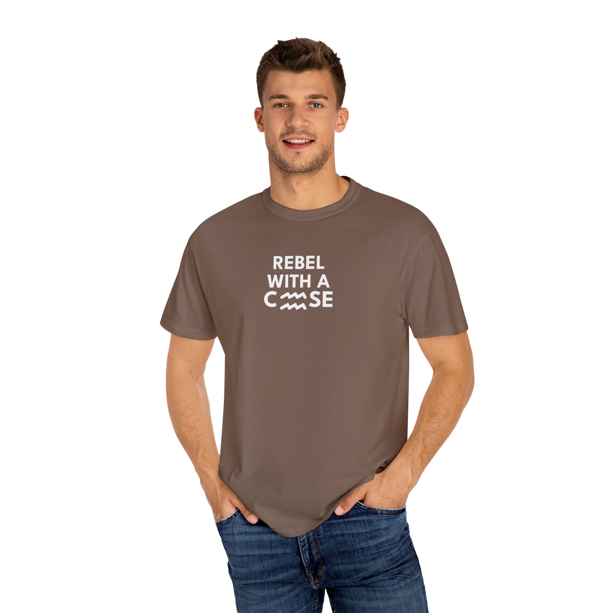 Rebel with a Cause – Aquarius Birthday Unisex T-Shirt