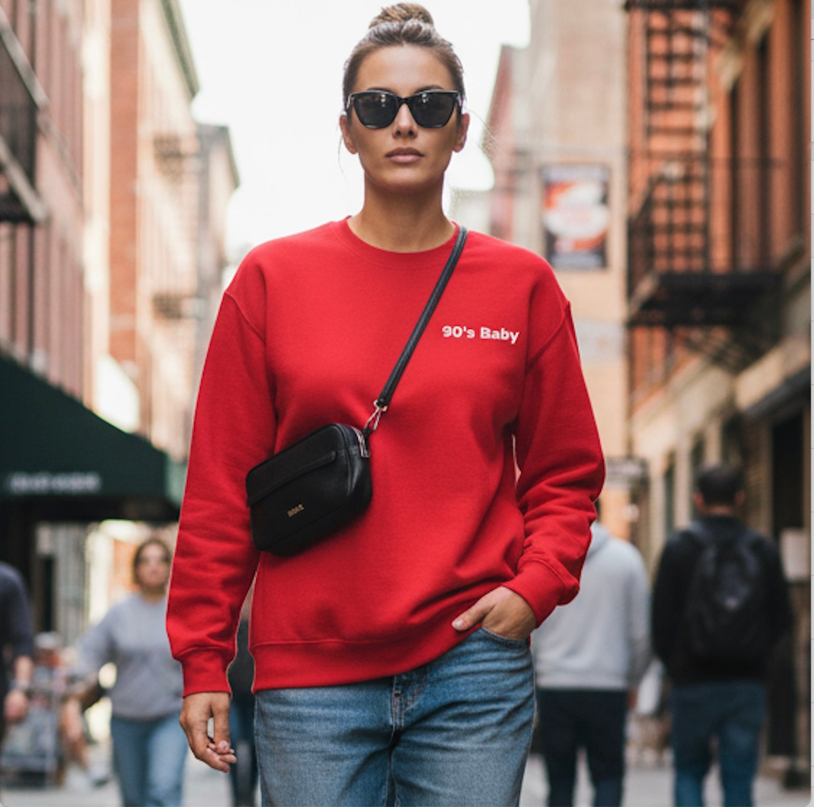 90's Baby Unisex Fleece Sweatshirt