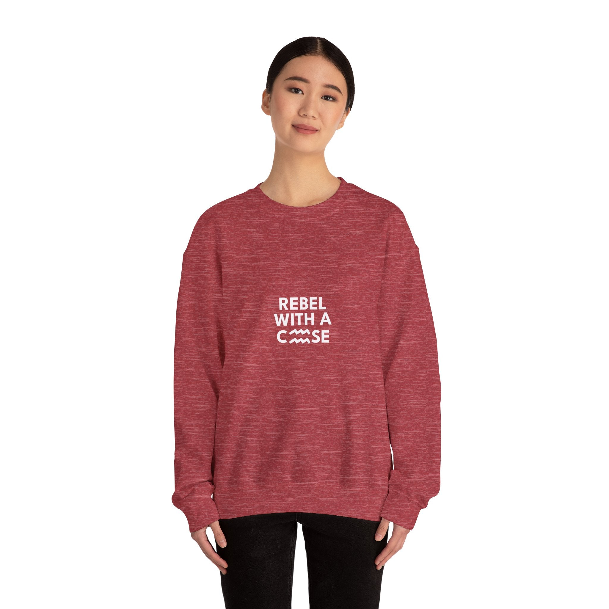 Rebel With a Cause – Aquarius Birthday Unisex Sweatshirt